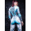 (M modrá) Sexy Cosplay kostým pre ženy, kostým robota 4