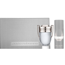 Set de regalo de 2 piezas Invictus de Paco Rabanne para hombre (Eau de Toilette en aerosol de 100 ml / Desodorante en aerosol de 150 ml)