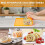 4pcs Silicone Dehydrator Sheets Dehydrator Mats with Edge for Fruit Leather Liquid Fruits Meat Herb Tw 5