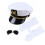 Airline Pilot Captain Hat Cosplay Costume Accessories Sailor Hat Captain Props 1