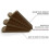 (4 Pack, Brown) Classic Rubber Door Stopper Wedge , Multi Floor Door Stop (4 Pack) 4