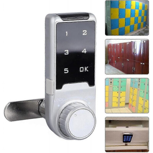 Digital Code Security Lock - Electronic Touch Keypad Deadbolt Lock - Security Code Lock with Virtual Password for Protection 2