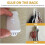 6pcs Vertical Hook Rack Adhesive Swivel Wall Hooks Multi-use Hooks Wall Rotating Hangers 2