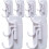 6pcs Vertical Hook Rack Adhesive Swivel Wall Hooks Multi-use Hooks Wall Rotating Hangers 1