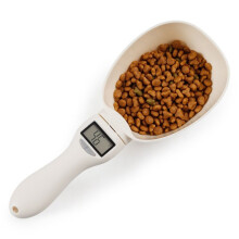 Dog Food Weighing Spoon With Display Dog Measuring Spoon, Weighing Spoon with LCD Display For Dog Cat Rabbit Birds Kibble Food