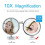 Makeup Mirror, 10x Magnifying USB Lighted Vanity Daylight White LED 2