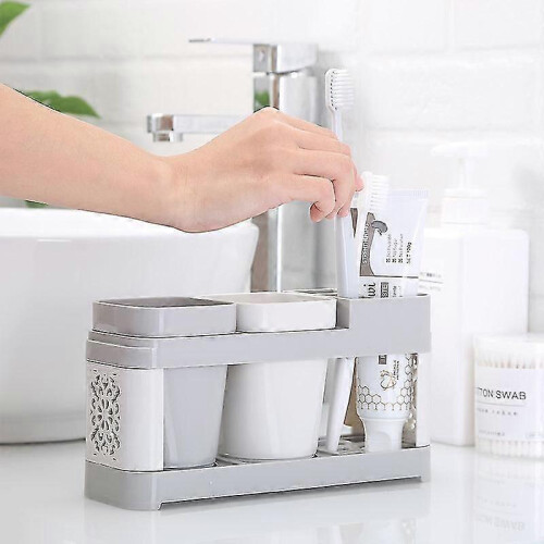 Electric Toothbrush Holder Storage Stand (Included 2 Cups) 2