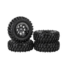 Rc Crawler Truck Assembled 1.9in Metal Bead Wheels with 96mm Soft Tires for 1/10 4wd Mn D9