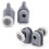 8x Double Roller Bathroom Shower Door Roller - Roller Diameter 25mm 2