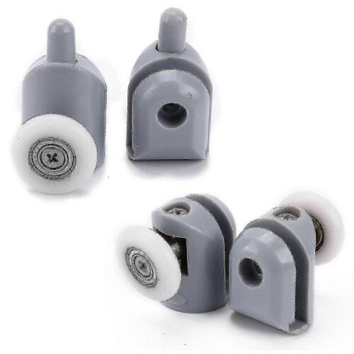 8x Double Roller Bathroom Shower Door Roller - Roller Diameter 25mm 1