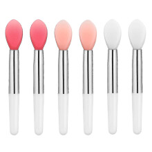 6 Pack Silicone Lip Brushes Small Makeup Brushes Applicator For Lip Mask Oil Niuniu