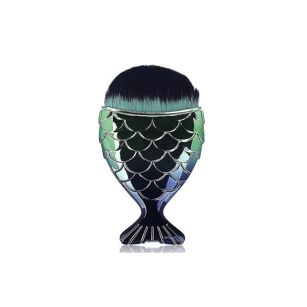 P Makeup Brushes Cosmetic Professional Tail Mermaid Holder Shape