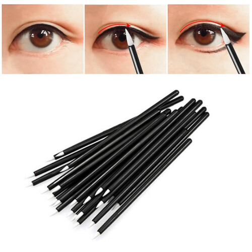 2x150 Pieces Disposable Lip Eyeliner Eyelash Mascara Brushes Makeup Tool Set