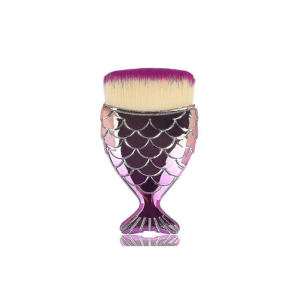 I Makeup Brushes Cosmetic Professional Tail Mermaid Holder Shape