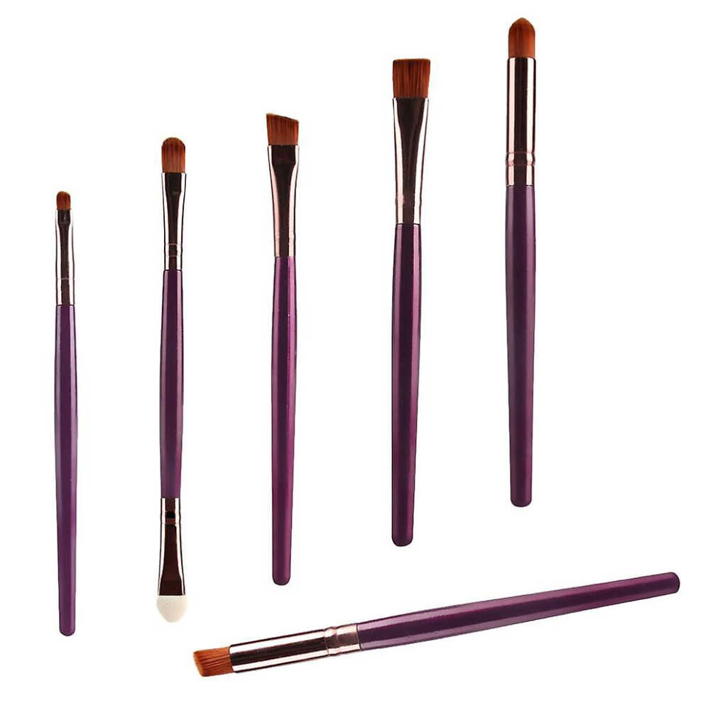 6pcs Makeup Eye Brushes Set Eyeliner Eyeshadow Blending Brushes Makeup Tool