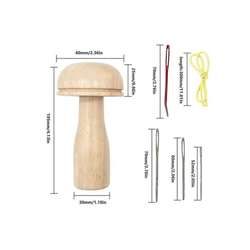 Darning Thread Kit Embroidery Accessories for Diy Hand Sewing Darning Socks 2