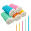 100 Pcs Disposable Lip Brushes Make Up Brush Lipstick Lip Gloss Wands Applicator Tool White 2
