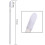 100 Pcs Disposable Lip Brushes Make Up Brush Lipstick Lip Gloss Wands Applicator Tool White 3