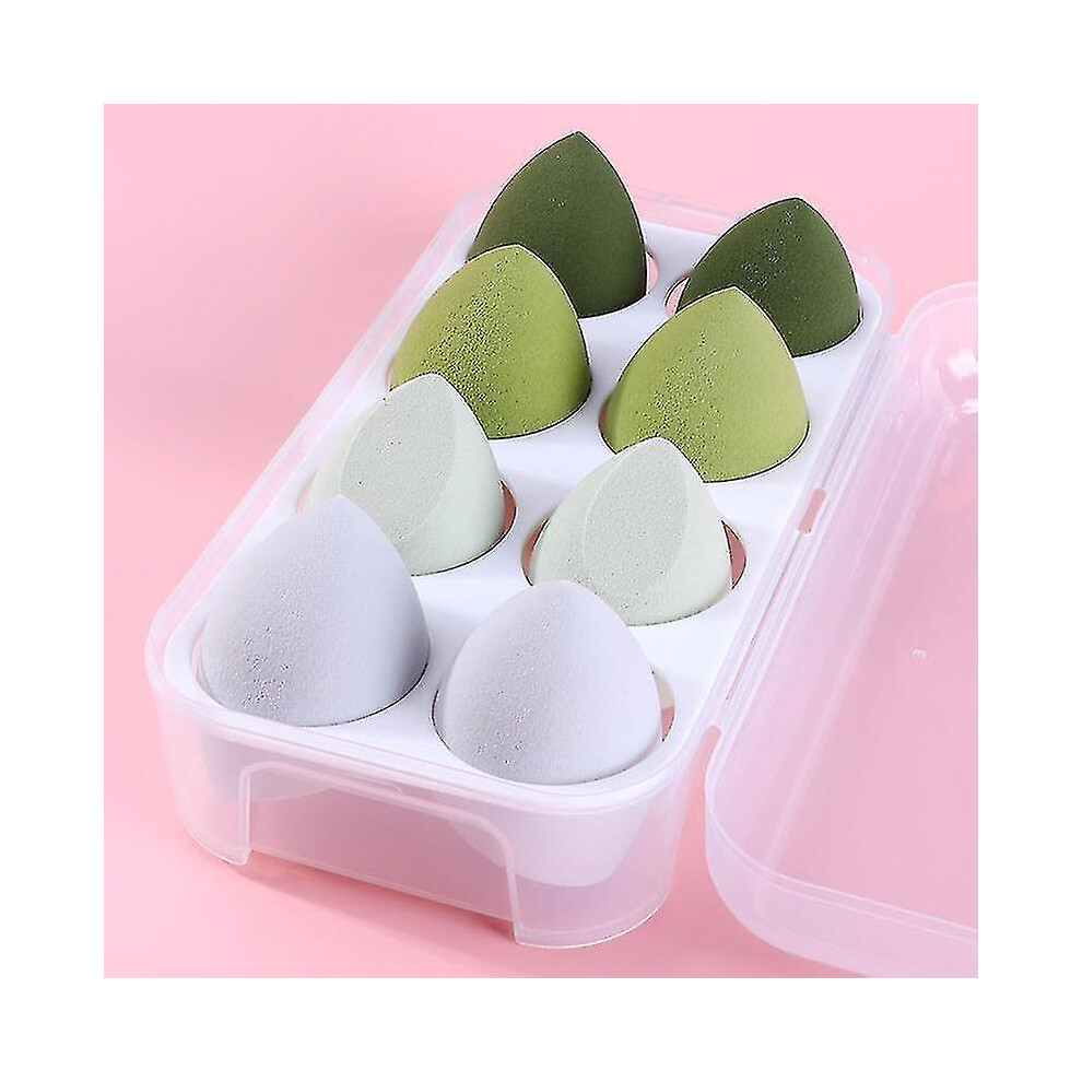 4/8pcs Makeup Sponge Powder Puff Dry And Wet Combined Beauty Cosmetic Ball Foundation Powder Puff Be