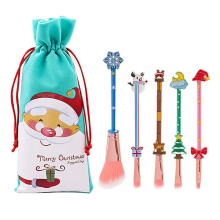 5 Pcs Household Tools Eyeshadow Brush Spectrum Brush Facial Beauty Brushes 16.5x2cm