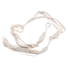 Macrame Double Plant H Indoor Outdoor 2 Tier Hanging Planter Rope 4 Legs 67 Inch