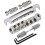 For Lp Sg Electric Guitar Metal Guitar Brid,silver 1