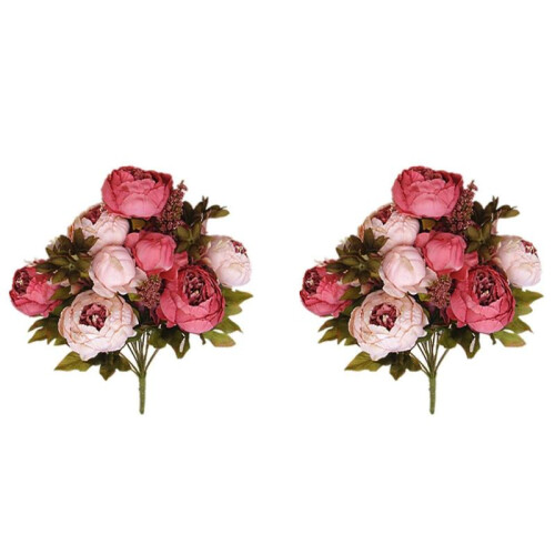 13 Artificial Peony Silk for Home Hotel