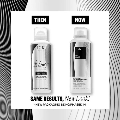 Spray IGK No Limit per volume secco e ispessimento 177 ml / 5,4 oz 1
