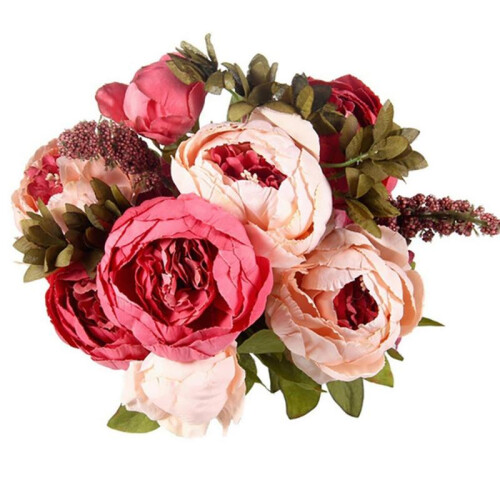 13 Artificial Peony Silk for Home Hotel 1