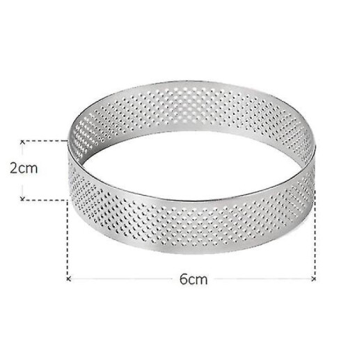 6pcs 6cm Tart Ring Circle Pie Ring -ant Molds 2