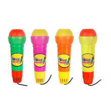 4 Pcs Echo Microphone Kids Educational Toys Microphone Toys Simulated Microphone Plastic Microphone 18x6cm