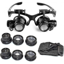 10x 15x 20x 25x Magnifier Magnifying Eye Glasses Loupe Led (not Batteries Included)