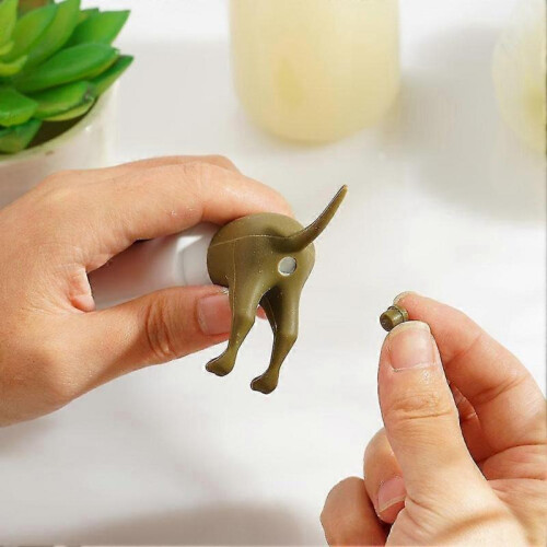 Pooping Dog Butt Toothpaste Topper Funny Toothpaste Dispenser Cap ,toothpaste Squeezer,toothpaste Covers,bathroom Accessories 2