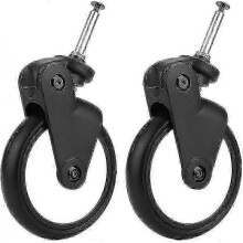Rubber Wheels Replacement Baby Strollers Front / Rear Wheels Yoya Vovo Cart Accessories (1 Pair Front)
