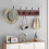 (Black) 10 Pack Rustic Coat Hooks Wall Mounted Heavy Duty Double Hooks Retro-xinhan 3