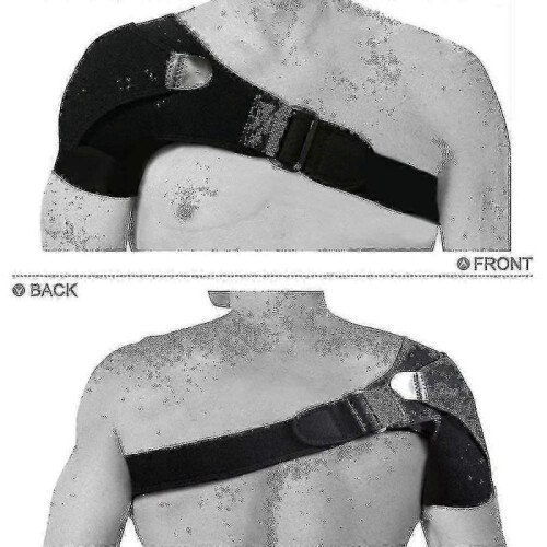 (pink) Adjustable Shoulder Support Brace Compression Rotator Cuff Pain Relief For Left And Right Shoulder 1