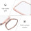 Double Sided Magnifying Makeup Mirror with Stand Rose Gold 3