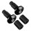 (Black)22mm 7/8inch Motorcycle Handlebar End Slider Plug Caps For Racing Atv Offroad - 2