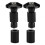 (Black)22mm 7/8inch Motorcycle Handlebar End Slider Plug Caps For Racing Atv Offroad - 1