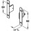 Indaux Drawer Front Fixing Brackets (2 Pack) 2