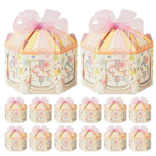 (11.00X10.00X10.00CM, Yellow) 50Pcs Candy Wrapping Boxes Candy Pack Boxes Candy Boxes Party Favors for Wedding