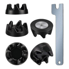 6 Packs 9704230 Blender Coupler Blender Coupling Replacment Parts with 1 Wrench Compatible for Kitc