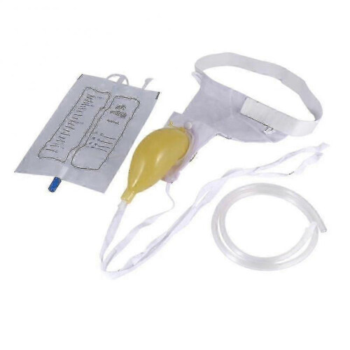 External Catheter for Men - Portable Urinal, Urine Bag, Urinary Sheath - Reusable Comfort