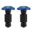(Blue)22mm 7/8inch Motorcycle Handlebar End Slider Plug Caps For Racing Atv Offroad - 2