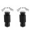 (Silver)22mm 7/8inch Motorcycle Handlebar End Slider Plug Caps For Racing Atv Offroad - 2