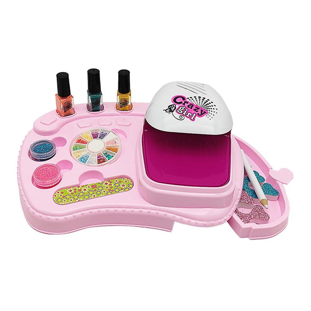 Gigbuff Cam 1 Set Funny Kids Nail Polish Kid Girls Nail Polish Kid Nail Art Makeup Kit 25x18cm
