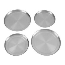 4 pcs/set Stainless Steel Kitchen Stove Cooktop Burner Protector Stove Cover
