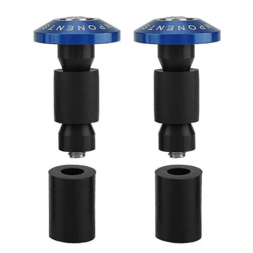 (Blue)22mm 7/8inch Motorcycle Handlebar End Slider Plug Caps For Racing Atv Offroad -