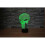 3D night light 7 colors changing LED desk lamp touch button room decor, ambient lighting. 5