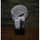 3D night light 7 colors changing LED desk lamp touch button room decor, ambient lighting. 11